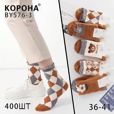 Носки Корона BY576-3 mix - делук