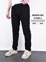 Джинсы God Baron L7105-1 black - делук