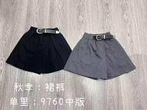 Юбка-Шорты Fashion Kids 9760 grey - делук