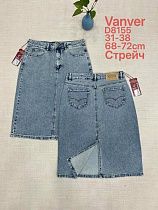 Юбка Vanver D8155 blue - делук