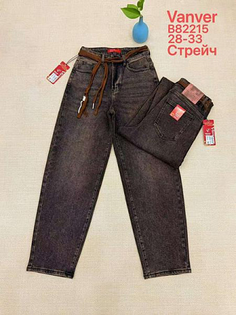Джинсы Vanver B82215 brown - делук