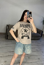 Футболка S.Style 67 beige - делук