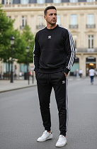 Костюм Спорт Delviago DL658 black - делук