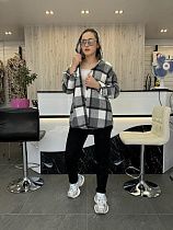 Рубашка Jjf 7730-1 grey - делук