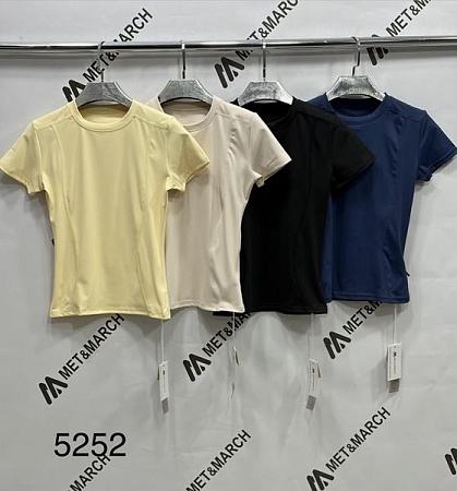 Футболка Met&March 5252 beige - делук