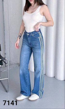 Джинсы Jeans Style 7141 l.blue - делук
