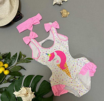 Купальник Sun&Sea 7788 white-pink - делук