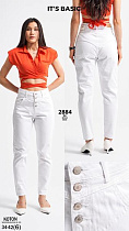 Джинсы Maxim Jeans 2884 white - делук