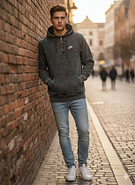 Худи Moranny MR491 d.grey - делук