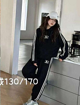 Костюм Спорт Delfinka 5022 black - делук