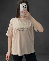 Футболка Levisha 25032 beige - делук