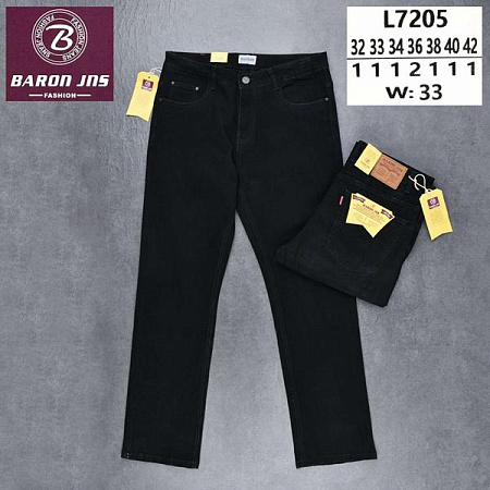 Джинсы God Baron 7205 black - делук