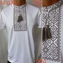 Вышиванка Надийка ND786-038 white - делук