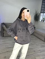 Худи S.Style 619 d.grey - делук
