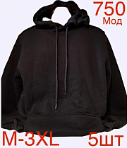 Худи Надийка ND204-750 black - делук