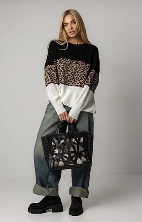 Свитер X-Ray 1412 brown-black - делук