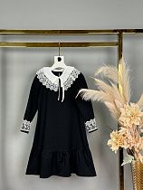 Платье Delfinka 5071 black - делук