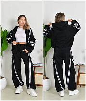 Костюм Спорт Saint Wish 7067 black - делук