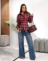 Рубашка Lelis 1090 red - делук