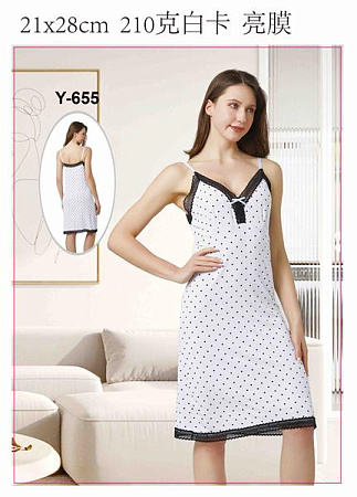 Ночнушка Brilliant Y655 white - делук