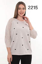 Свитер Julia 2215 white - делук