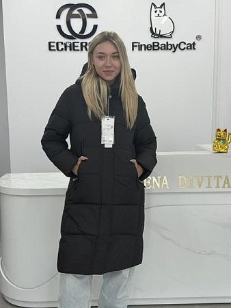 Пуховик Yafeier 2587 black - делук