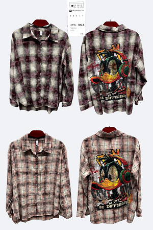 Рубашка Base 705-3 peach - делук