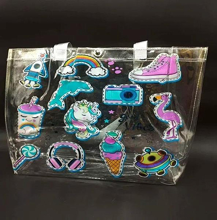 Сумка Luna-Bag 7486 l.blue-pink - делук