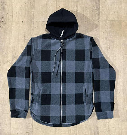 Рубашка Hoan HN831 grey - делук