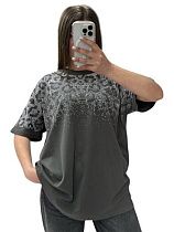 Футболка Elena&Vika 25110 grey - делук
