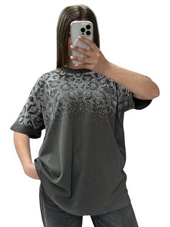 Футболка Elena&Vika 25110 grey - делук
