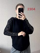 Свитер Fsn 2304 black - делук