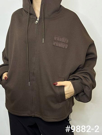 Кофта Спорт Kosta 9882-2 brown - делук