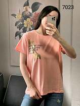 Футболка Fsn 7023 peach - делук