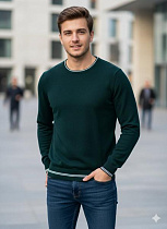 Свитер Moranny 6173 green - делук