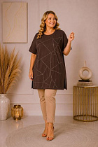 Туника Global GL321 brown - делук