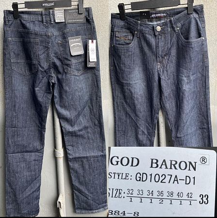 Джинсы God Baron 1027 blue - делук