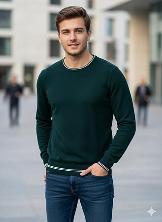 Свитер Moranny 6173 green - делук