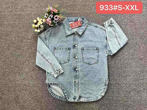 Рубашка Maxim Jeans 933 l.blue - делук