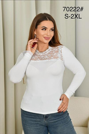 Свитер Brilliant B70222 white - делук