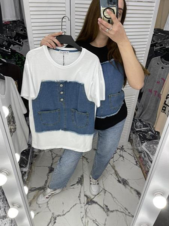 Футболка Karon 3209 white - делук