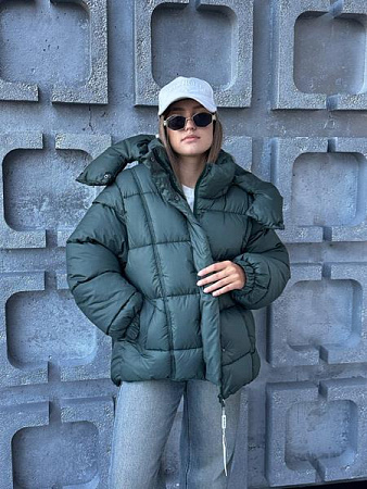 Пуховик Trend 220 green - делук