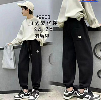 Штаны Спорт Фунтик 9903 black - делук