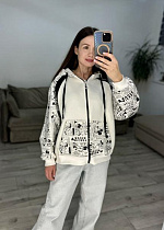 Кофта Спорт S.Style 621 white - делук