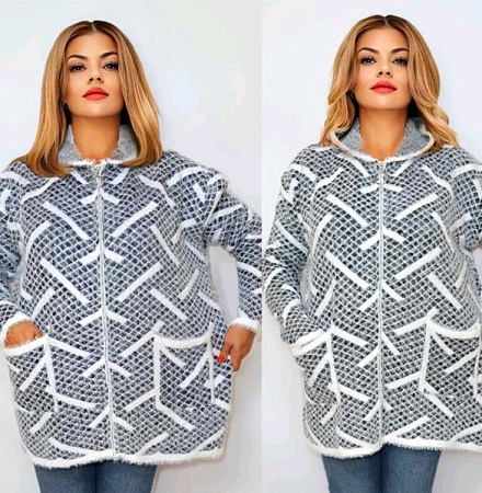 Кардиган Romeo Life RL1069 grey - делук