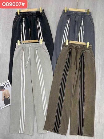 Штаны Шаолинь Q89007 d.grey - делук