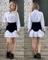 Юбка Karolina KR271 black - делук