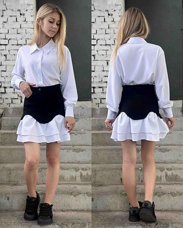 Юбка Karolina KR271 black - делук
