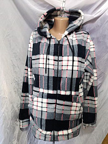 Рубашка Galina 586-1 black-grey - делук