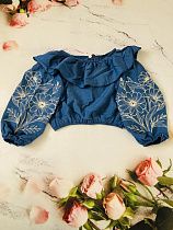 Блузка Moda School M75 blue - делук